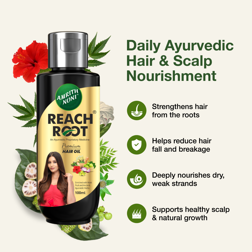 
                  
                    Amrith Noni Reach Root Premium Hair Oil
                  
                
