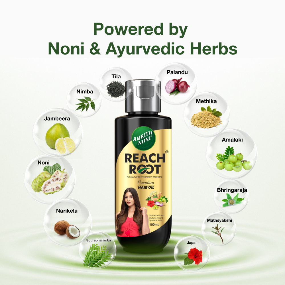 
                  
                    Amrith Noni Reach Root Premium Hair Oil
                  
                