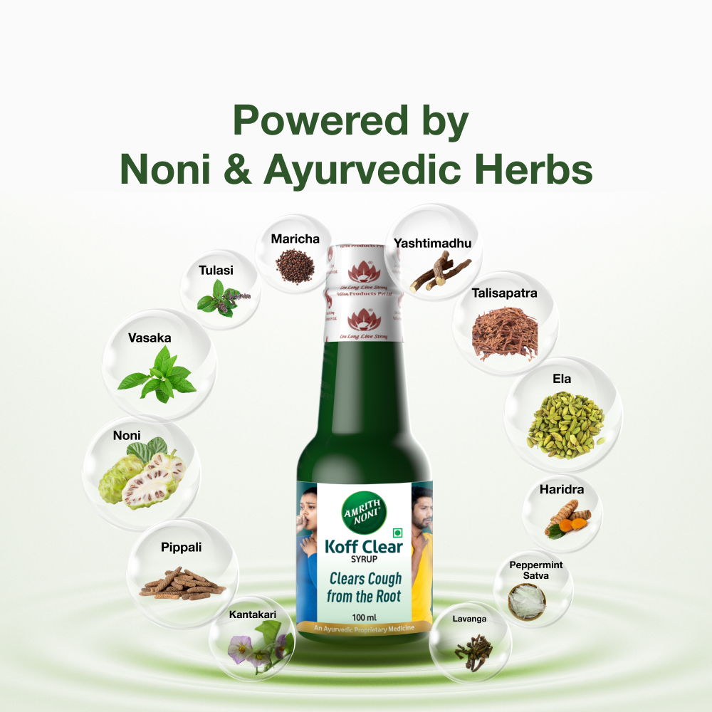 
                  
                    Amrith Noni Koff Clear (100 ml)
                  
                