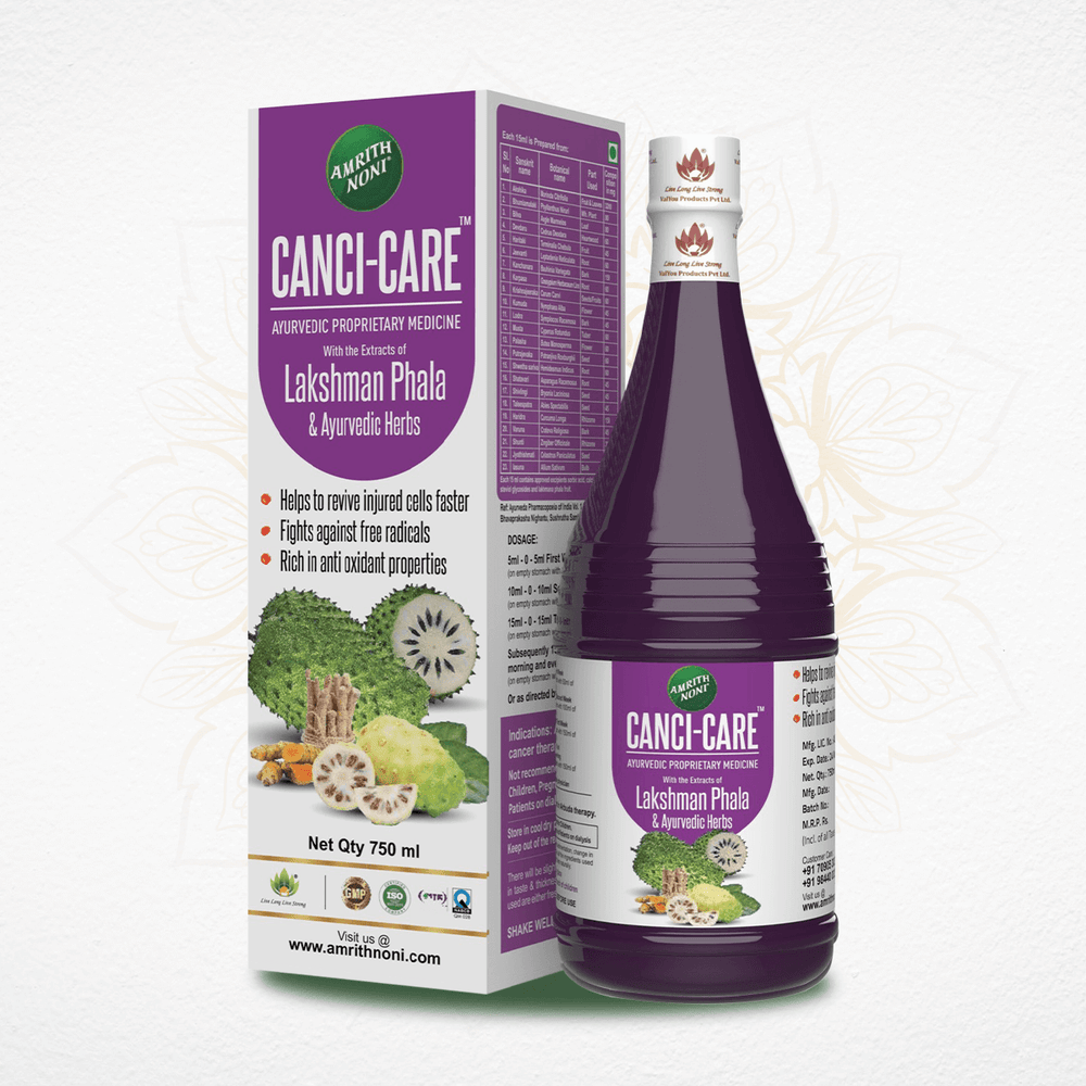 
                  
                    Amrith Nandi Canci-Care bottle and packaging on a white background
                  
                